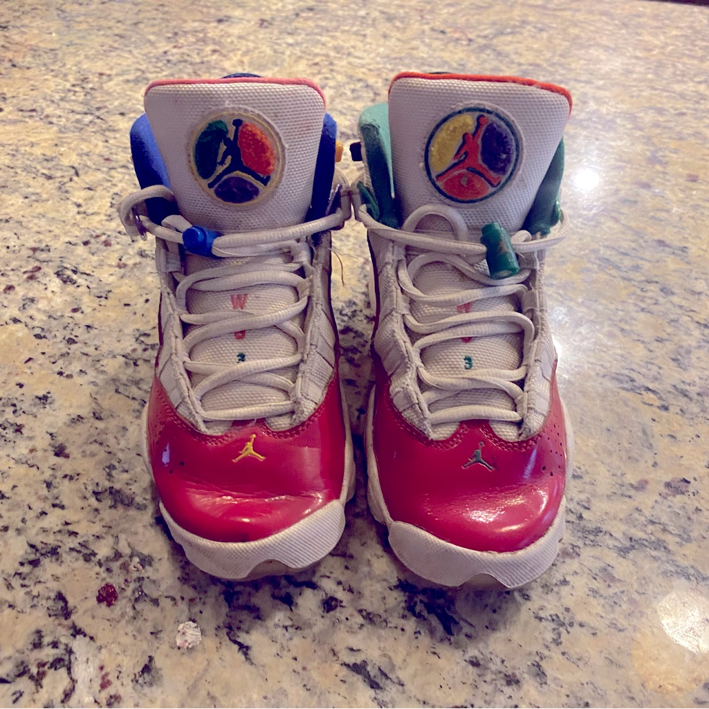 Size 4.5y - Jordan 6 Rings Multi-Color Cw7004-100